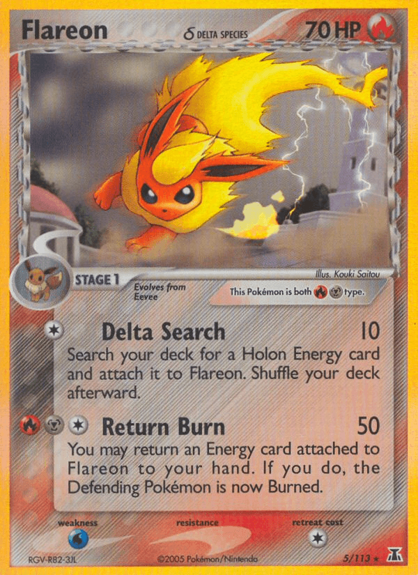 Flareon δ — EX Delta Species 5/113