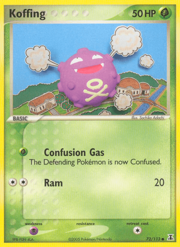 Koffing — EX Delta Species 72/113