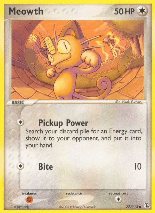 Meowth — EX Delta Species 77/113