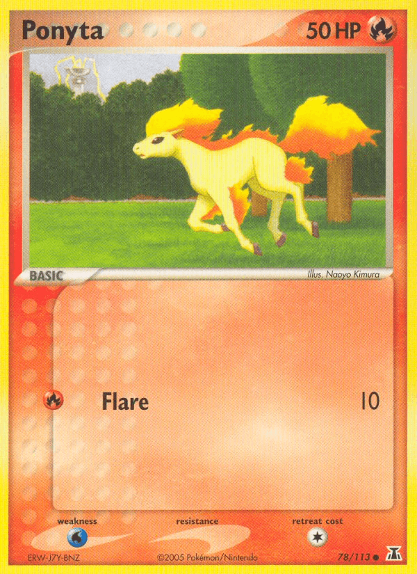 Ponyta — EX Delta Species 78/113