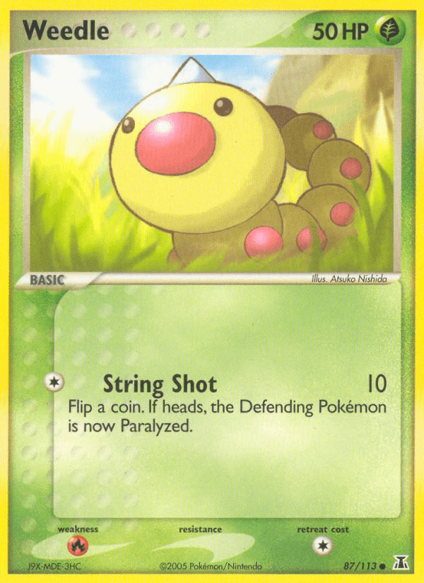 Weedle — EX Delta Species 87/113