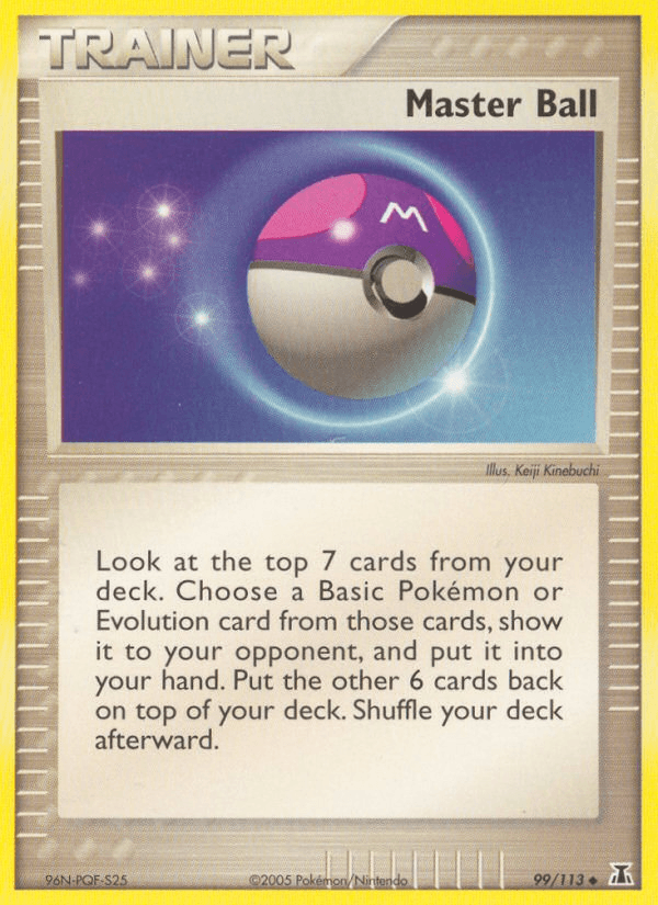 Master Ball — EX Delta Species 99/113