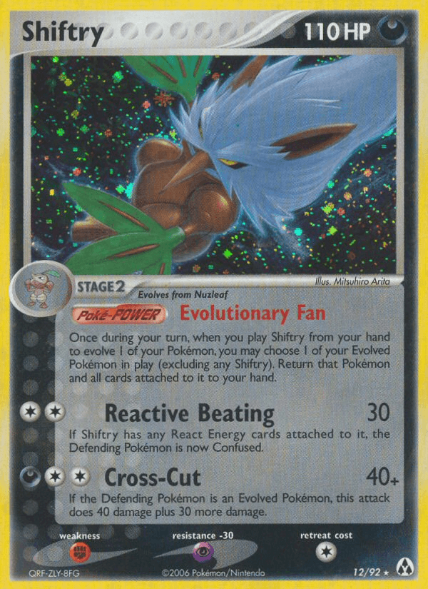 Shiftry — EX Legend Maker 12/92