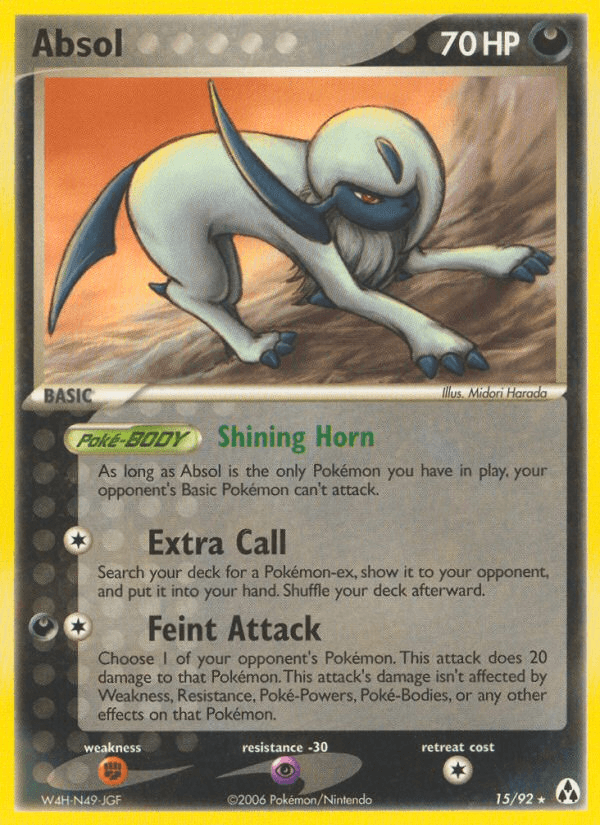Absol — EX Legend Maker 15/92