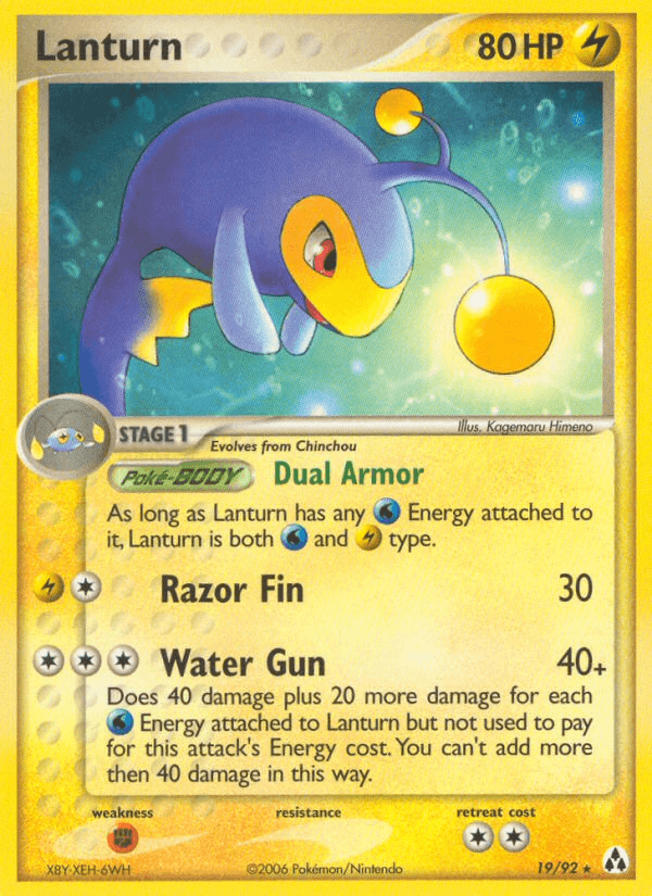 Lanturn — EX Legend Maker 19/92