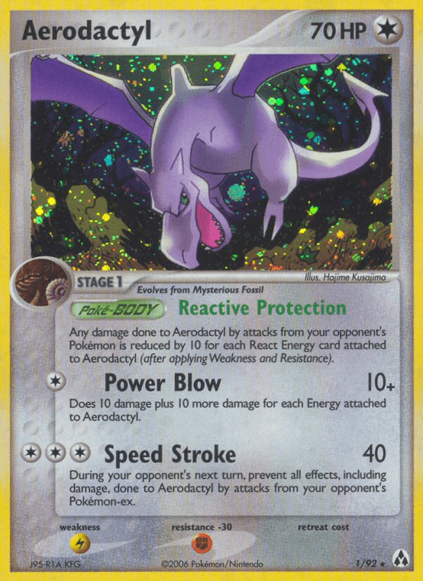 Aerodactyl — EX Legend Maker 1/92