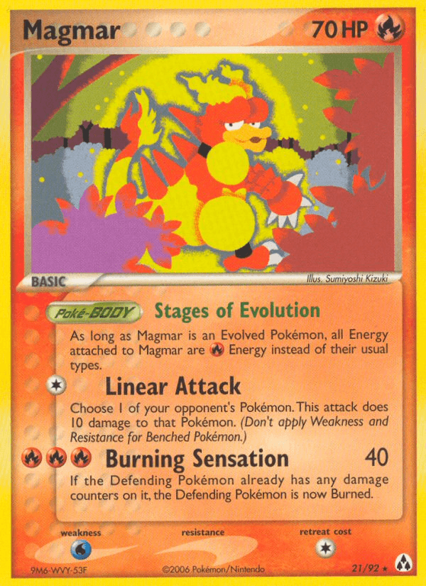 Magmar — EX Legend Maker 21/92