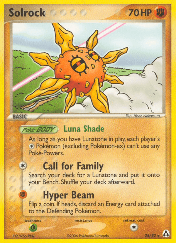 Solrock — EX Legend Maker 25/92