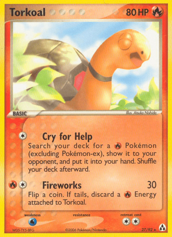 Torkoal — EX Legend Maker 27/92