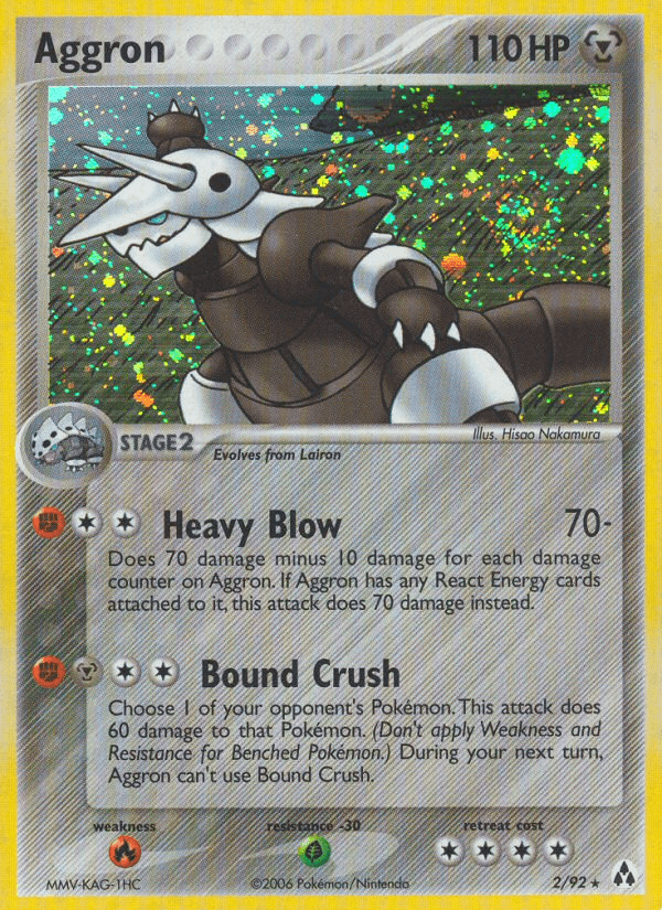 Aggron — EX Legend Maker 2/92
