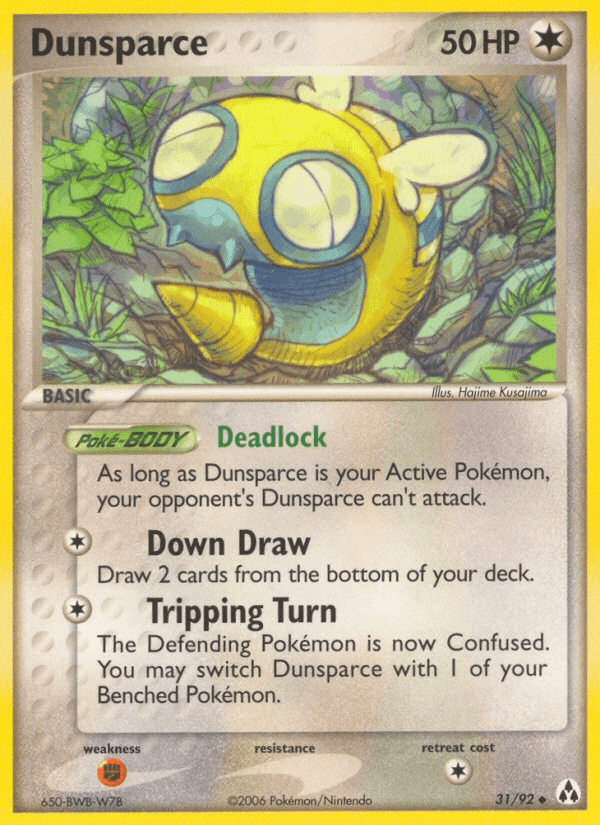 Dunsparce — EX Legend Maker 31/92