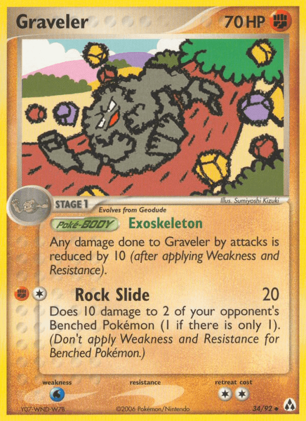 Graveler — EX Legend Maker 34/92
