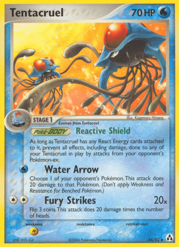 Tentacruel — EX Legend Maker 45/92