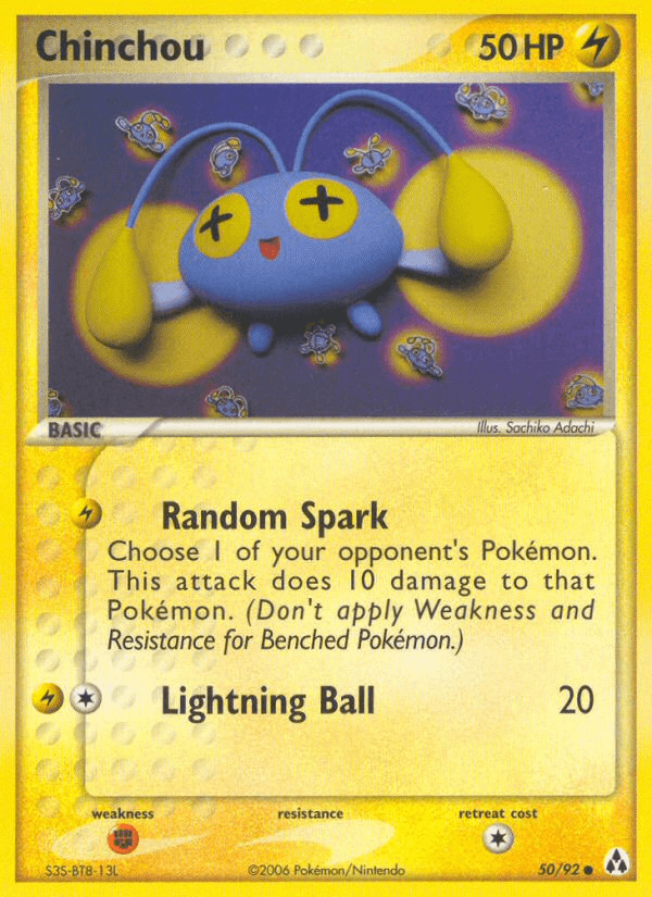 Chinchou — EX Legend Maker 50/92