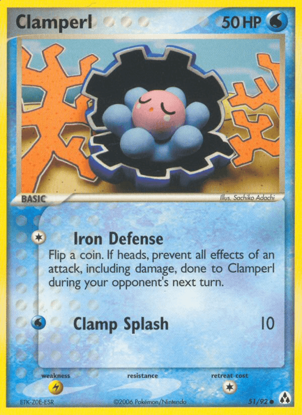 Clamperl — EX Legend Maker 51/92