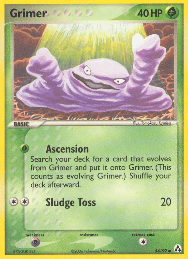 Grimer — EX Legend Maker 54/92