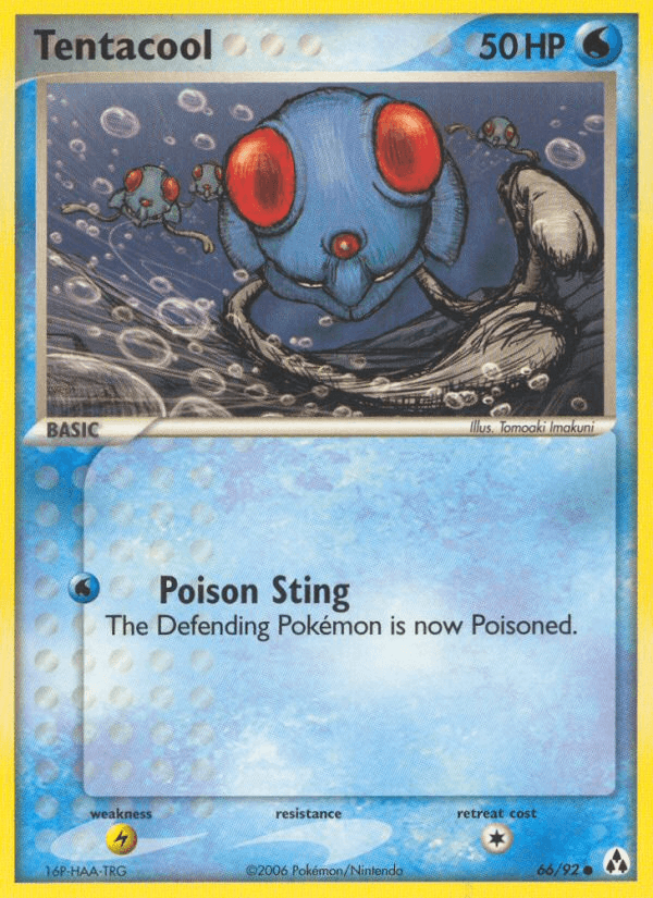 Tentacool — EX Legend Maker 66/92