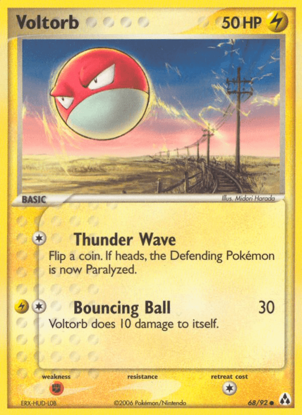 Voltorb — EX Legend Maker 68/92