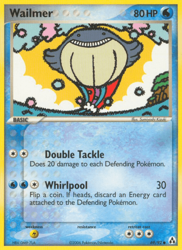 Wailmer — EX Legend Maker 69/92
