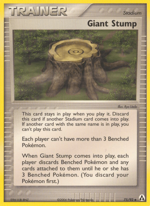 Giant Stump — EX Legend Maker 75/92