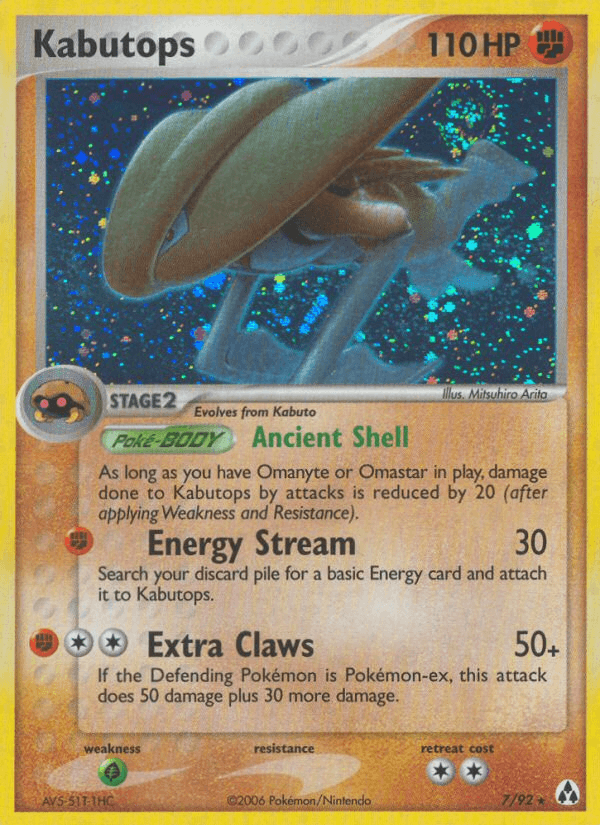 Kabutops — EX Legend Maker 7/92