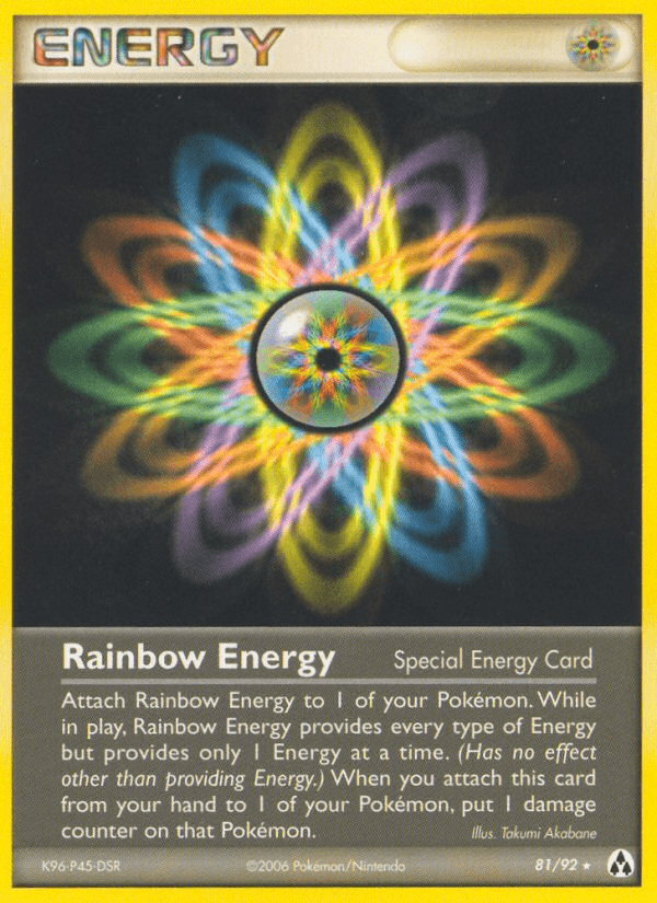 Rainbow Energy — EX Legend Maker 81/92