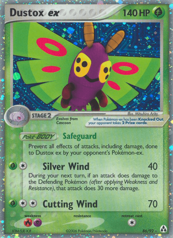 Dustox ex — EX Legend Maker 86/92