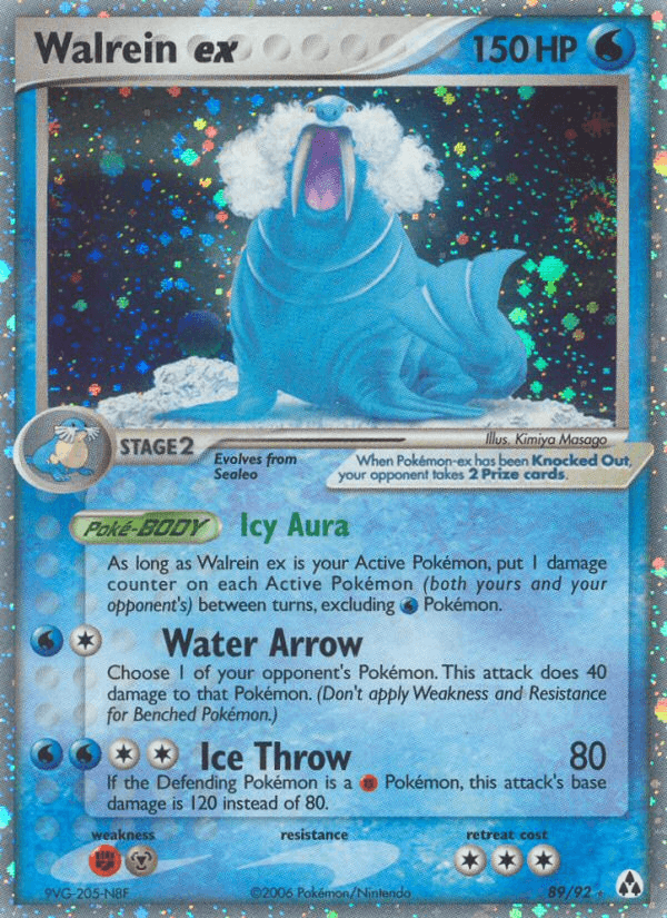 Walrein ex — EX Legend Maker 89/92