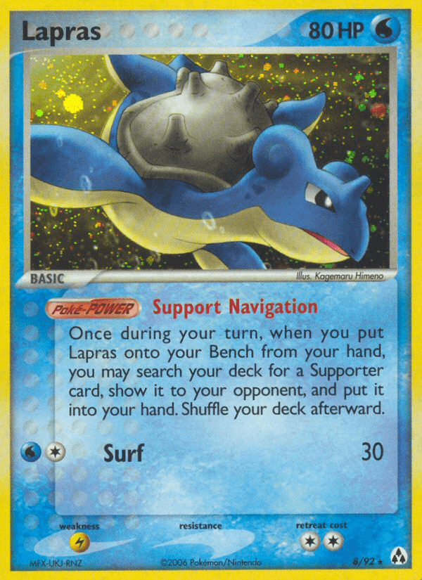 Lapras — EX Legend Maker 8/92