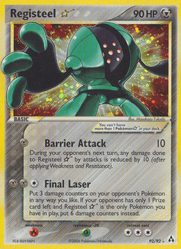Registeel — Gold Star 92/92