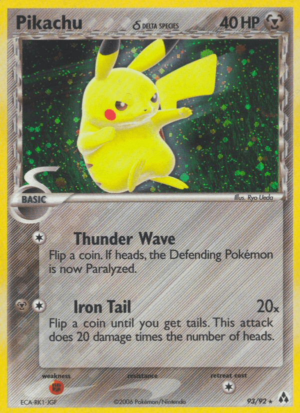 Pikachu δ — EX Legend Maker 93/92
