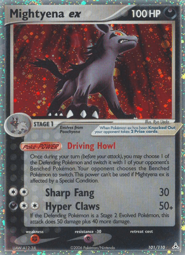 Mightyena ex — EX Holon Phantoms 101/110