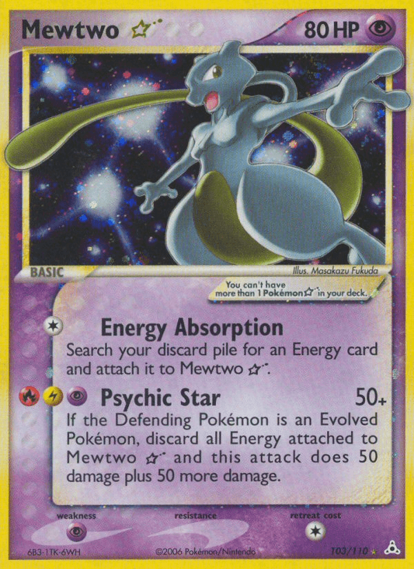 Mewtwo — Gold Star 103/110