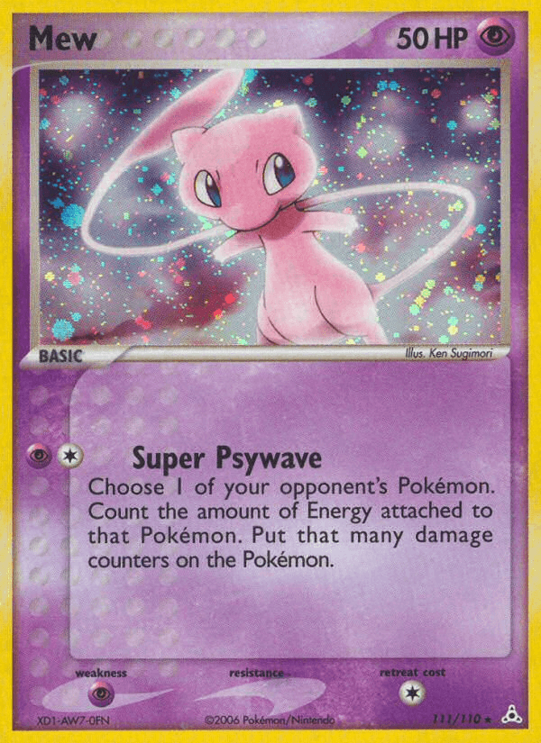 Mew — EX Holon Phantoms 111/110