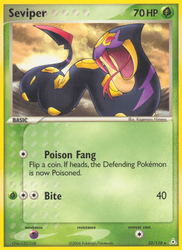Seviper — EX Holon Phantoms 32/110