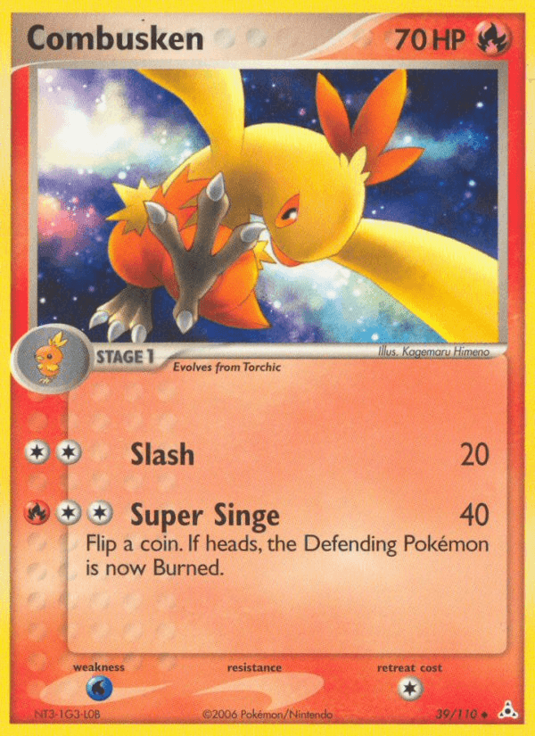 Combusken — EX Holon Phantoms 39/110