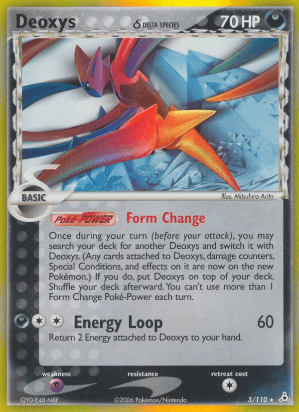 Deoxys δ — EX Holon Phantoms 3/110