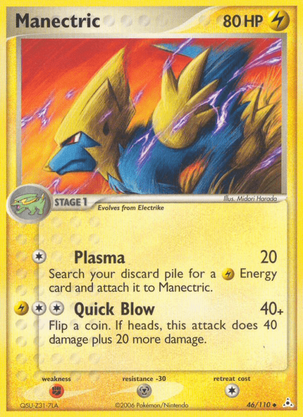 Manectric — EX Holon Phantoms 46/110