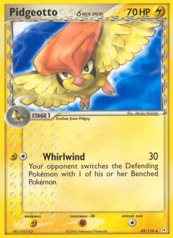 Pidgeotto δ — EX Holon Phantoms 49/110