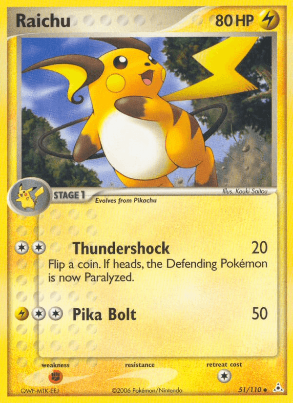 Raichu — EX Holon Phantoms 51/110