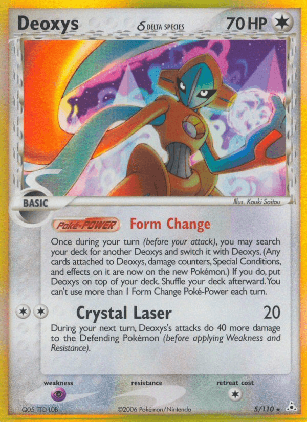Deoxys δ — EX Holon Phantoms 5/110