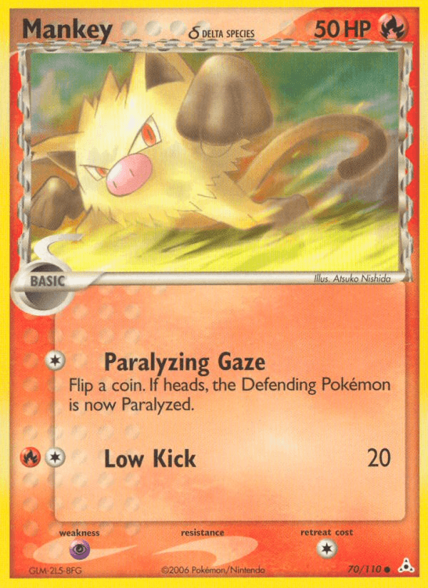 Mankey δ — EX Holon Phantoms 70/110