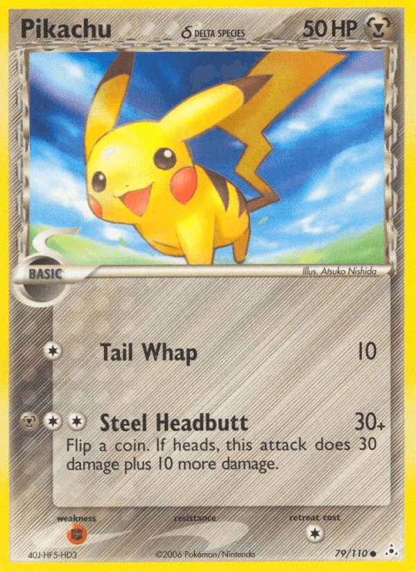 Pikachu δ — EX Holon Phantoms 79/110