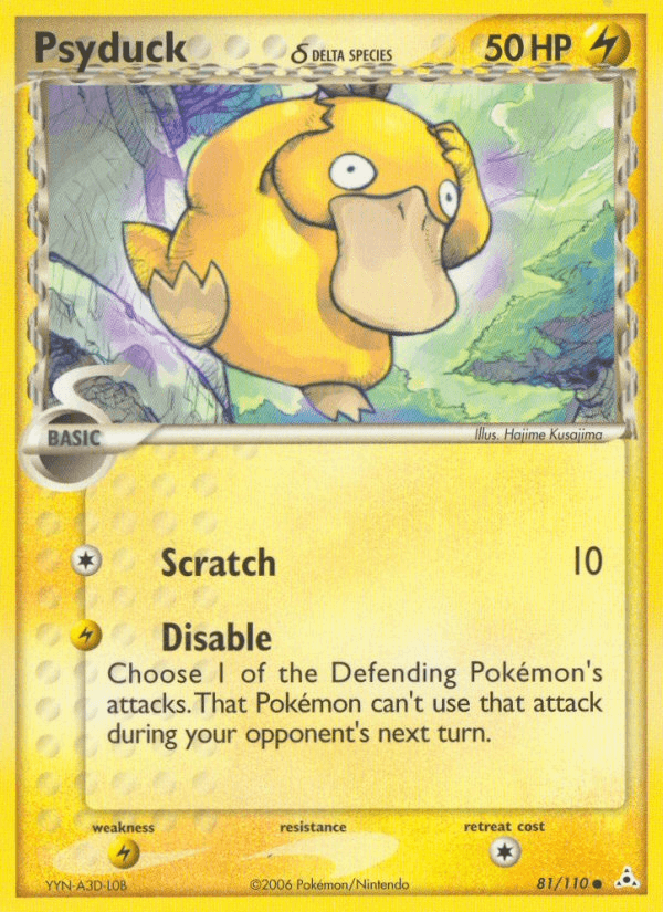 Psyduck δ — EX Holon Phantoms 81/110