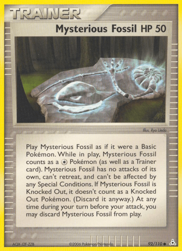 Mysterious Fossil — EX Holon Phantoms 92/110