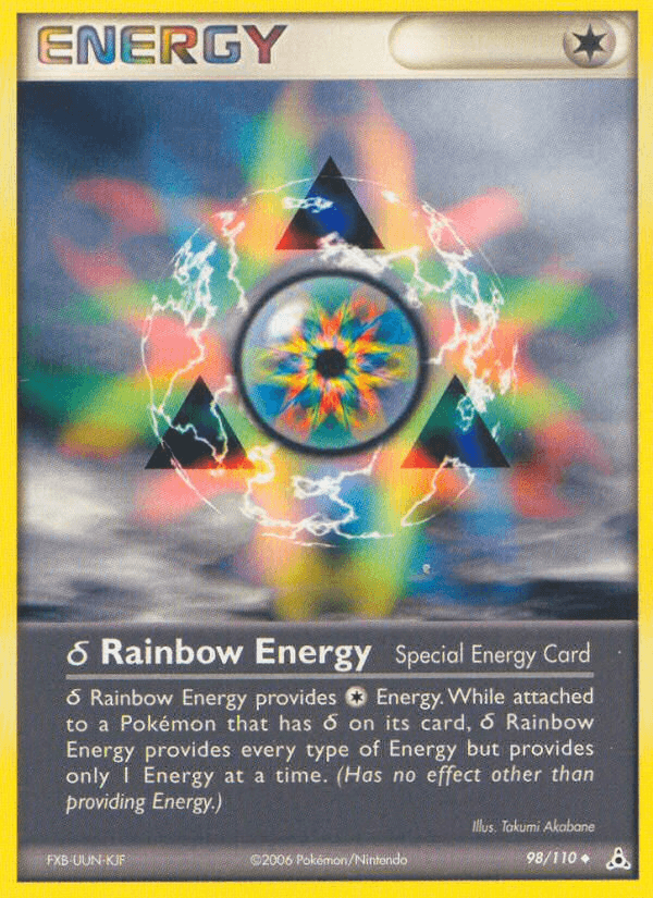 δ Rainbow Energy — EX Holon Phantoms 98/110