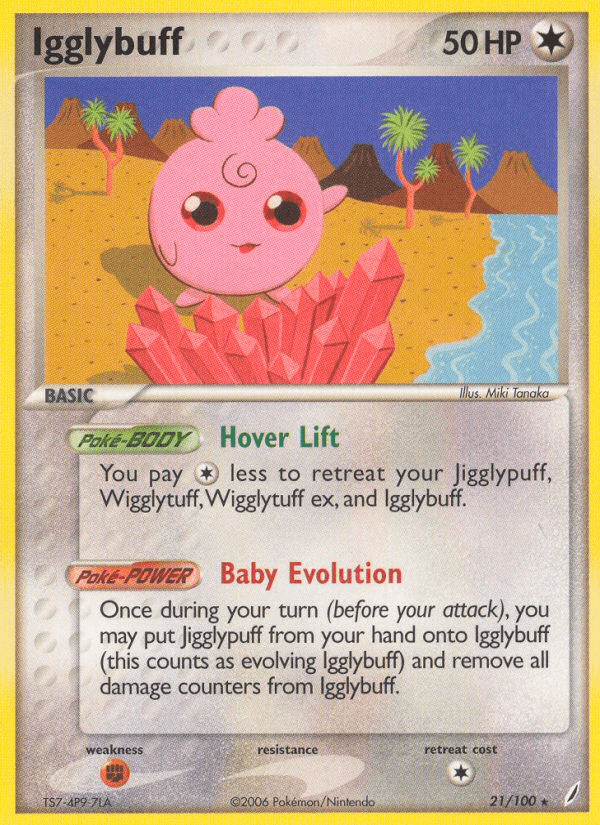 Igglybuff — EX Crystal Guardians 21/100
