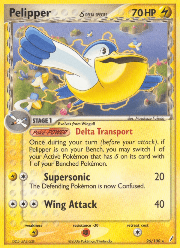 Pelipper δ — EX Crystal Guardians 26/100