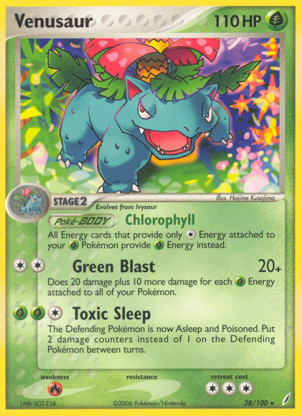 Venusaur — EX Crystal Guardians 28/100