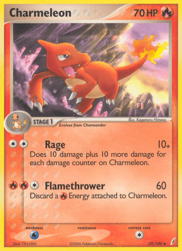 Charmeleon — EX Crystal Guardians 29/100